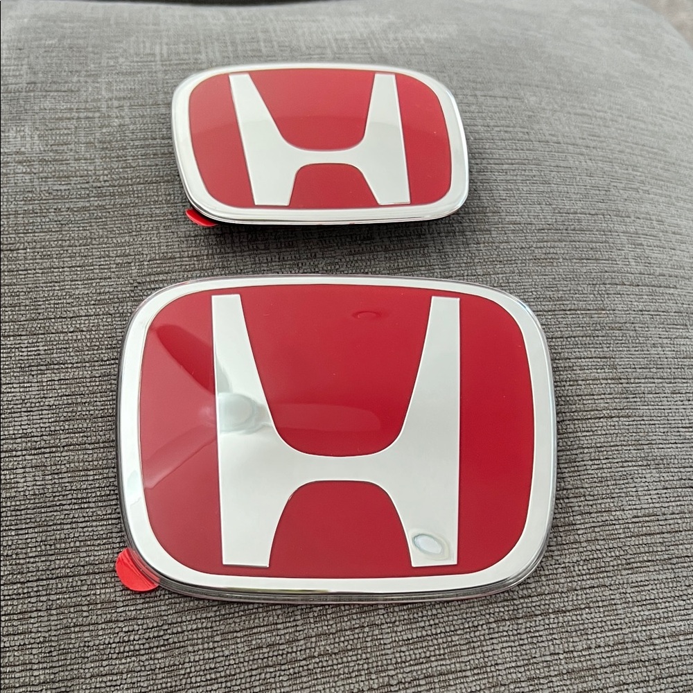 Honda Red front and back Car Emblem